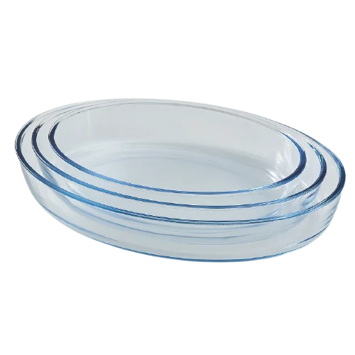 Oval Glass Borosilicate Glass Bakeware With Reasonable Price microwave oven for cooking