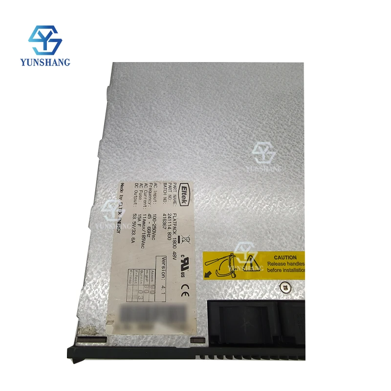 New design High Efficiency Eltek Flatpack 48V 1800W Eltek Rectifier Part No: 241114.800