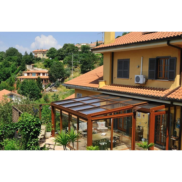 Victorian Tempered Insulated Glass House Soundproof Sun Room For Veranda