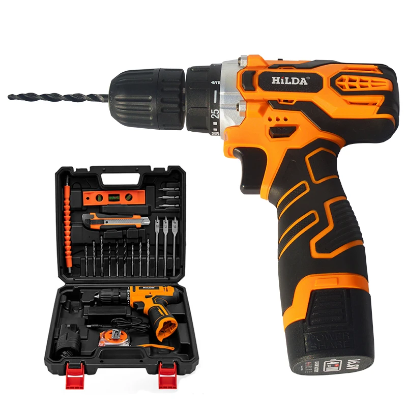 16.8v lithium ion battery cordless impact drill Power Tools Repair Parts Kit Cordless Drill rechargeable lithium battery