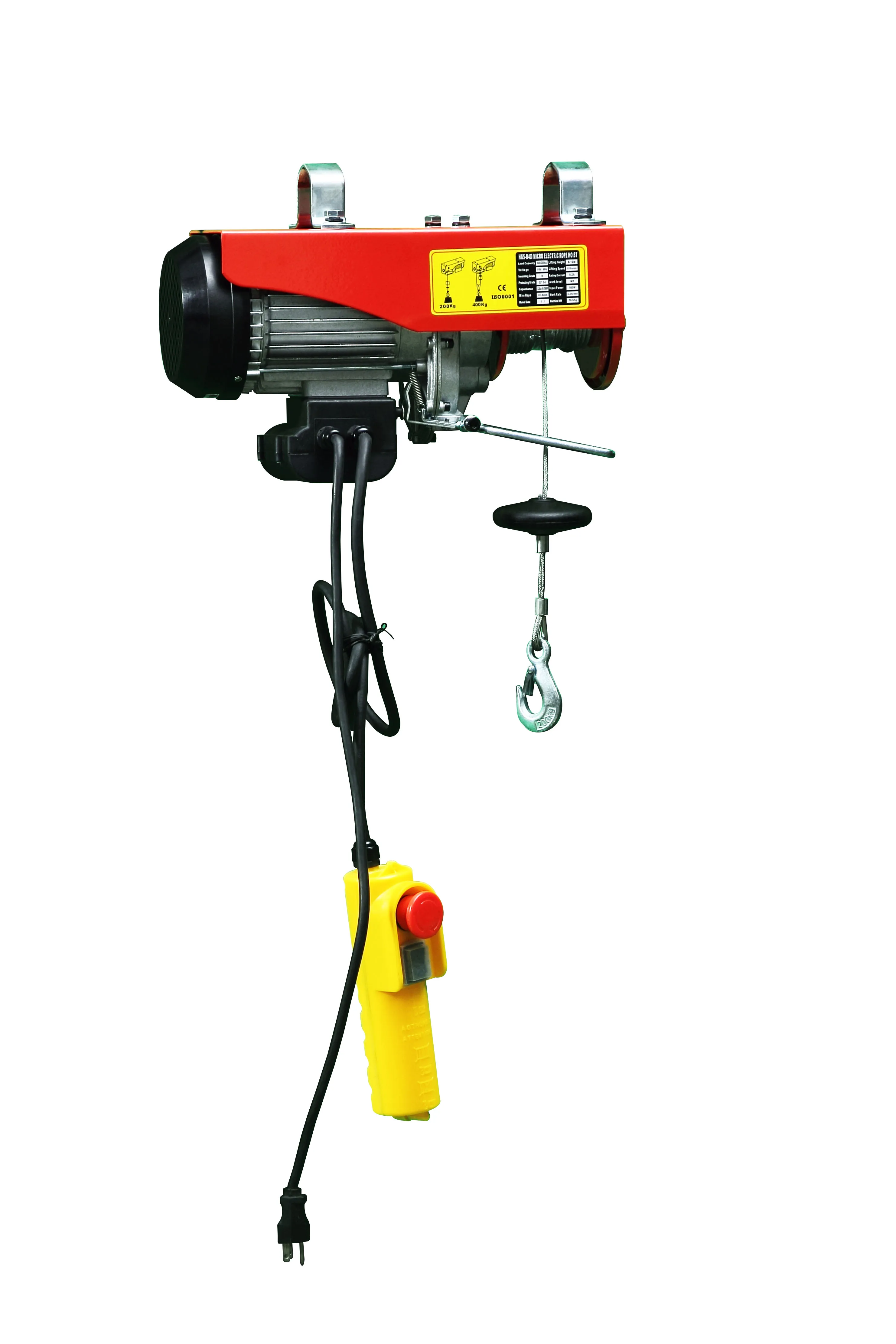 Best quality  PA 250 kg Human Hoist Hoisting Equipment Lifting Rope Pulley Hoist