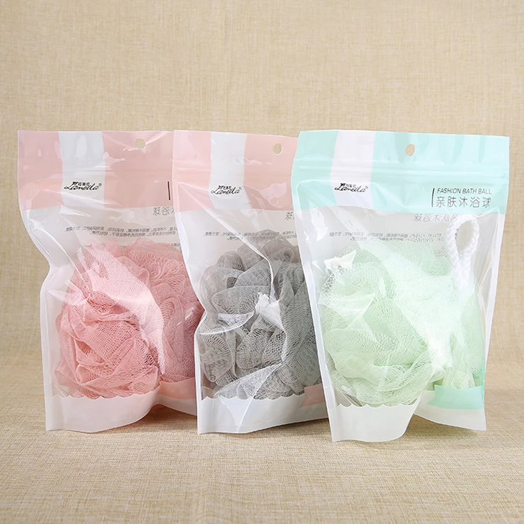 Lameila Custom logo new coming bathing tools products high quality colorful shower mesh bath ball C171