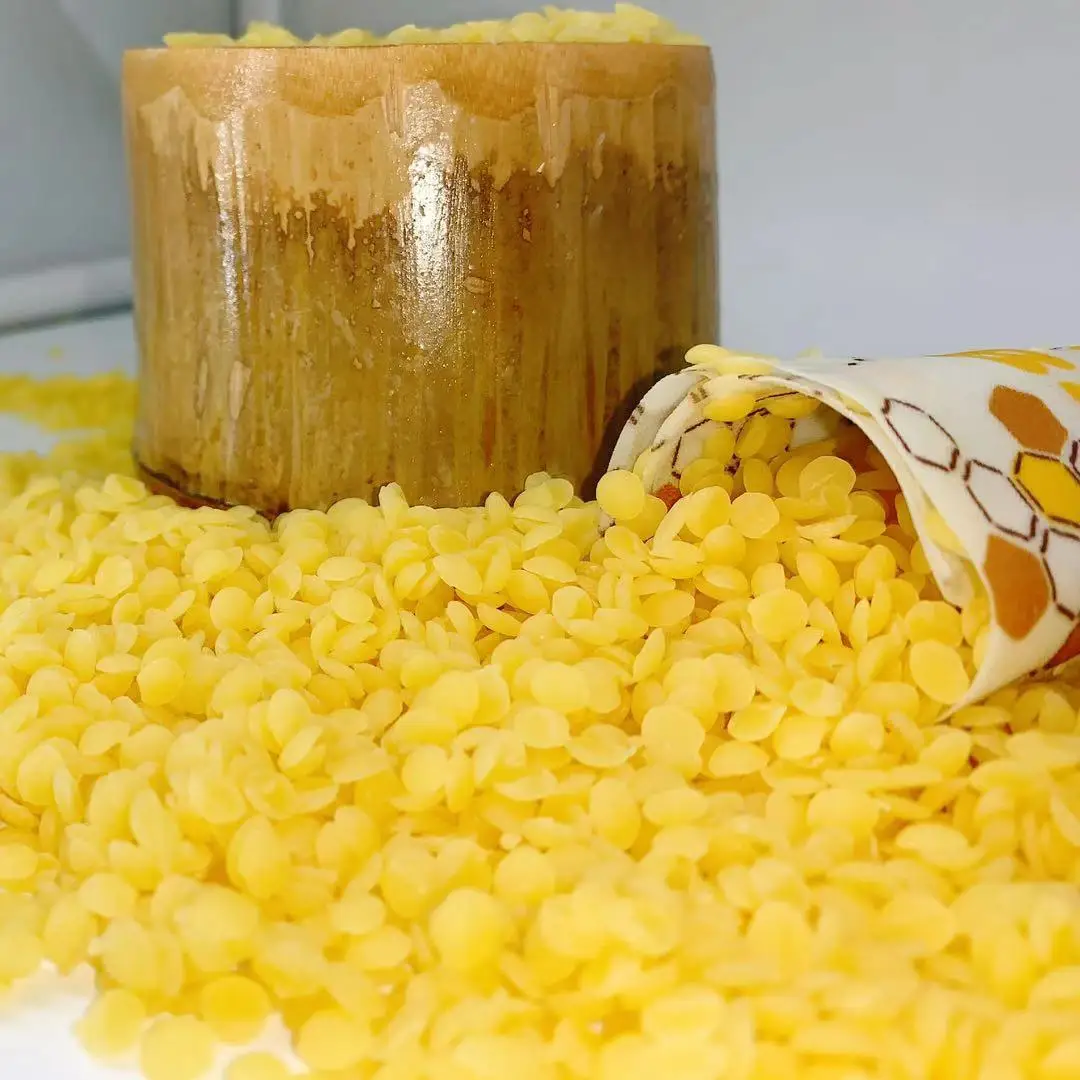 
Yellow beeswax Pellets 100% natural, for Pharmaceuticul and food 