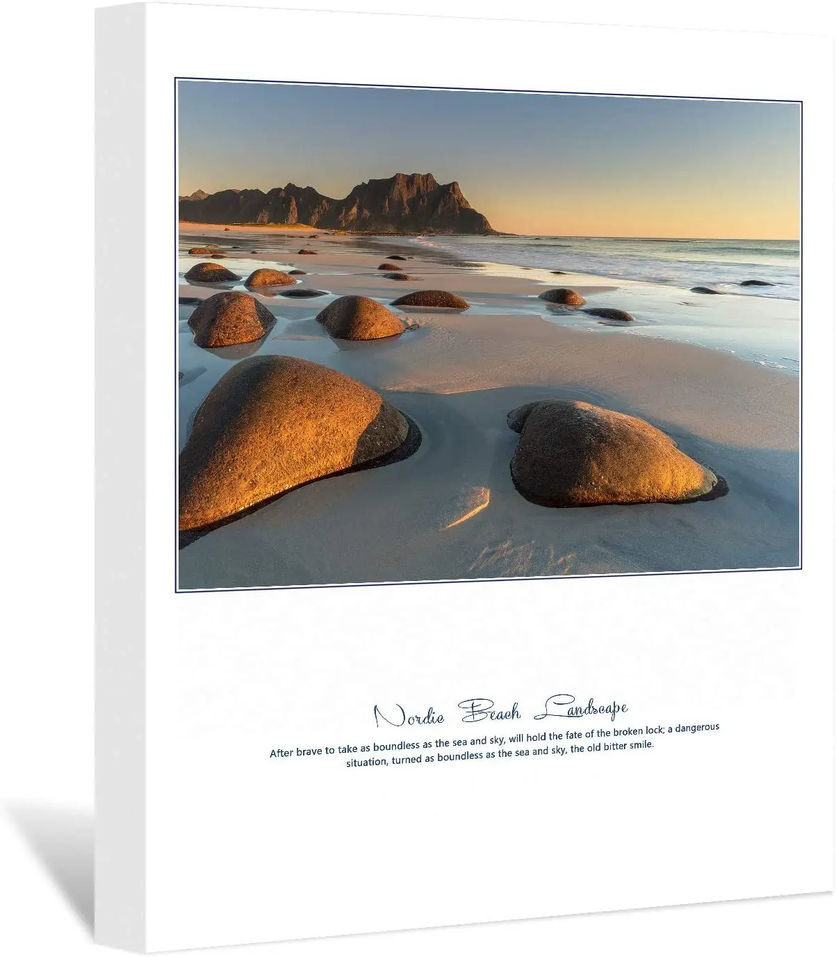 Tennessee Rustic Style art Painting supplies- Villagers Driving in The Night in Winter home decor Picture Custom canvas print