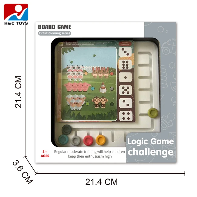Kid logical game challenge board toy logic game educational board games for children