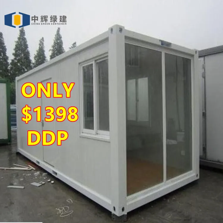 CGCH Flat Pack Knockdown 20 ft luxury modern folding container house office prefab house in pakistan prefab house dome off gri