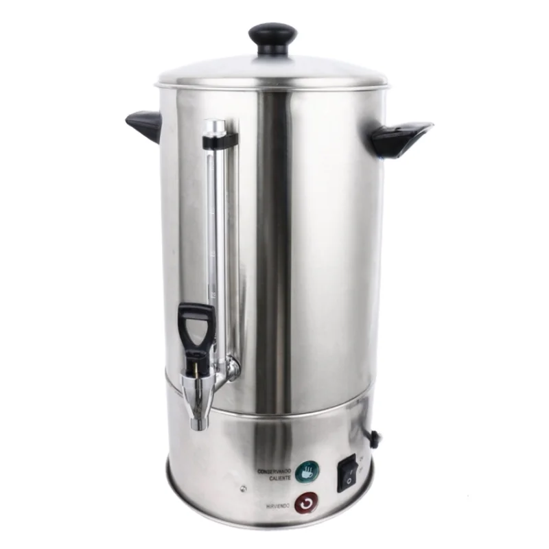 110V/220V Electric Water Boiler Coffee Maker Stainless Steel Commercial Tea Coffee Urn Percolator