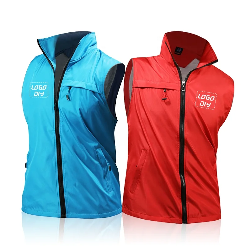 Новое поступление, композитный жилет с двойными манжетами и карманами, светоотражающий жилет