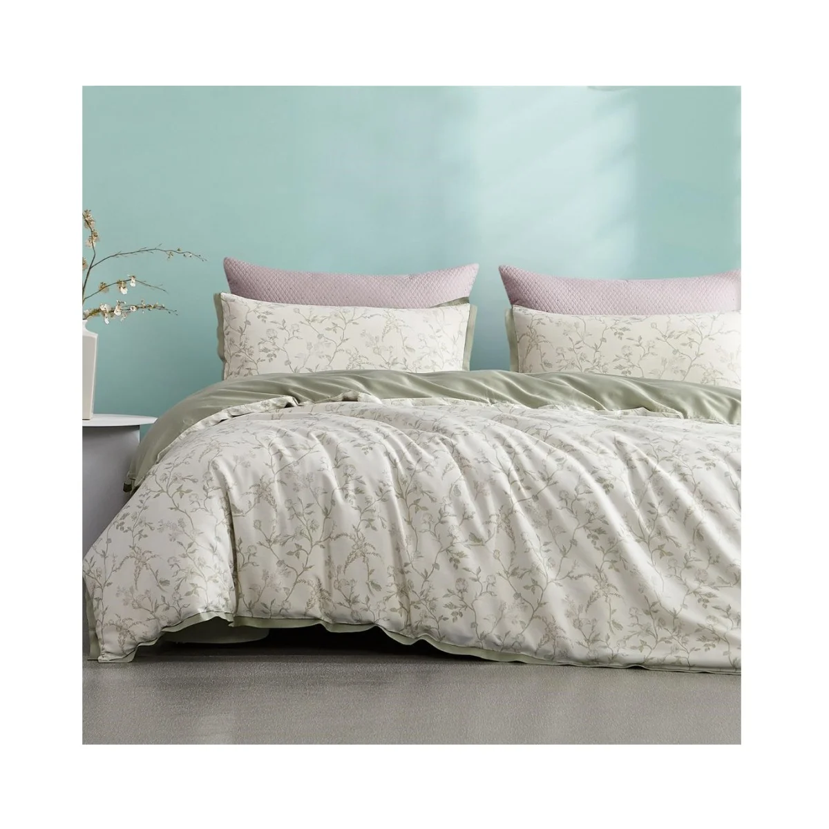 Набор простыней из Эвкалиптового лиоцелла 100% пододеяльника набор постельных принадлежностей