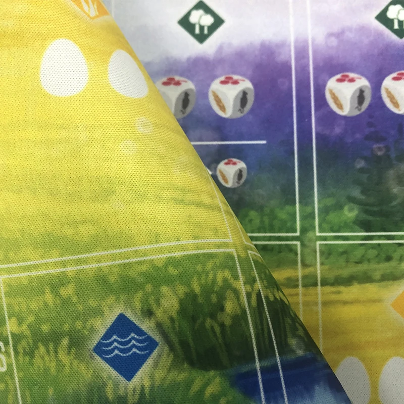 customizable printing cards playing natural rubber poker table cloth mat for card game texas poker rubber pad