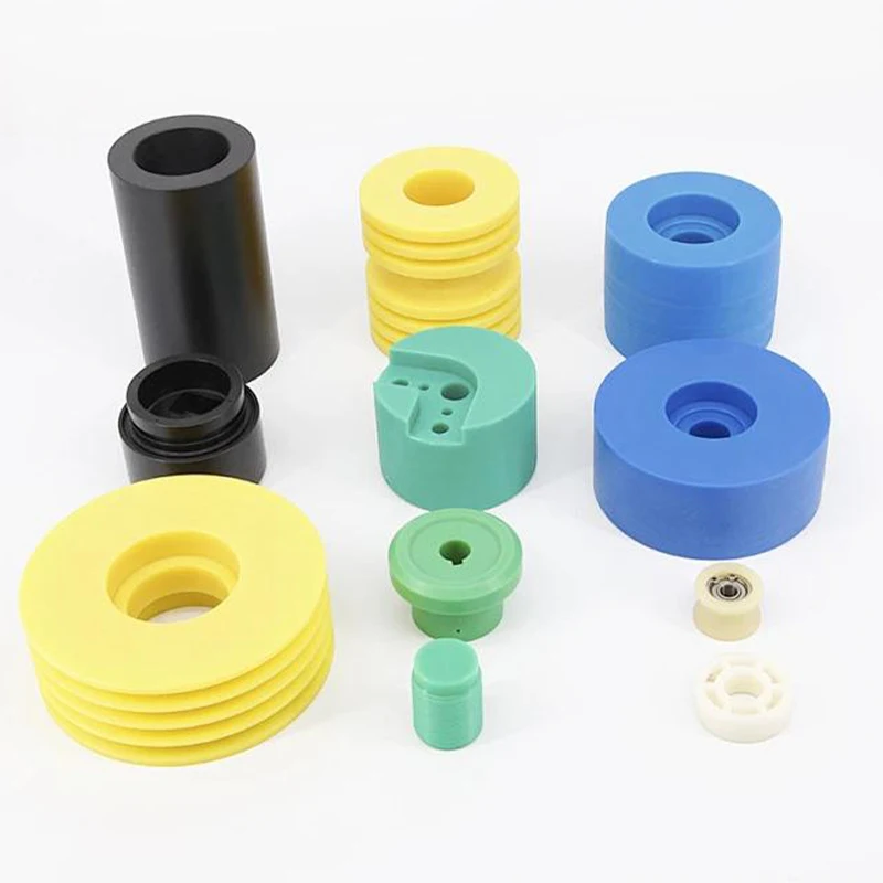 Ptfe Part Lathe Machining Turning Service Pom Nylon Peek Cnc Milling Plastic Parts