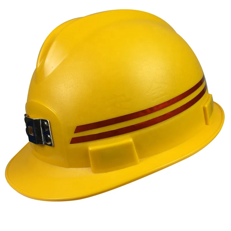 ABS Mining Industrial Worker Welding Safety Helmet Construction Mining Safety Hard Hat with Lamp Bracket