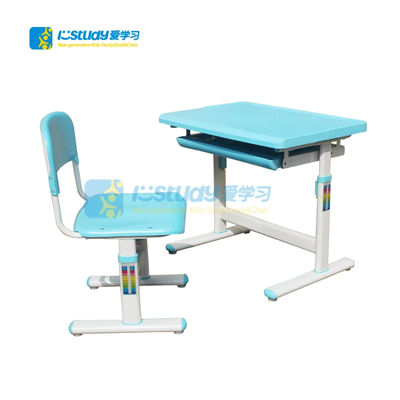 
Hot selling PP adjustable children desk assemble kids study table 