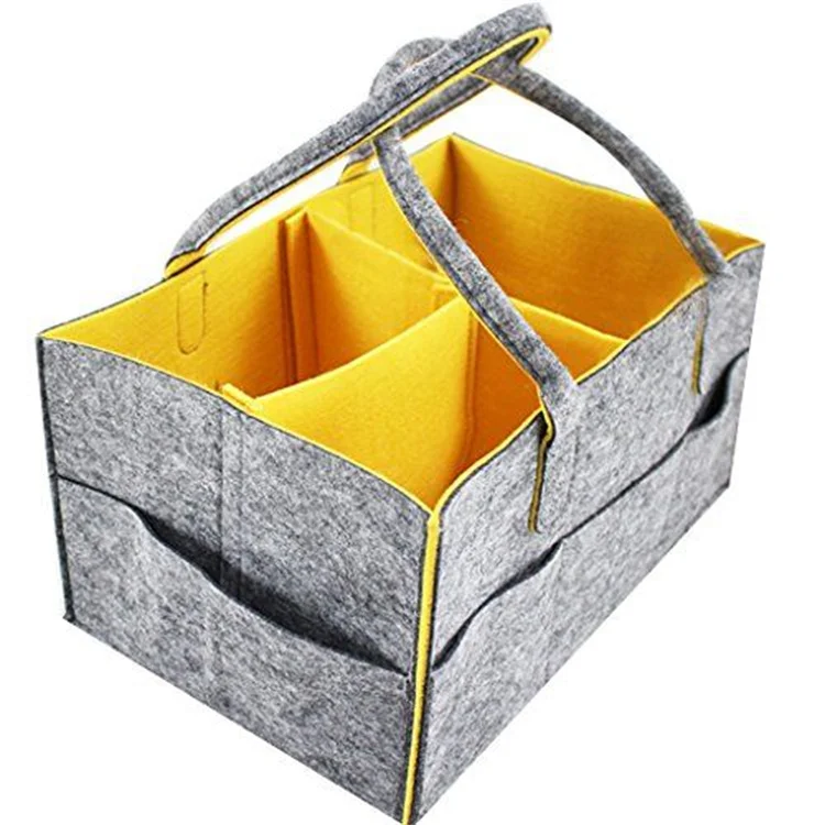 whole sale factory price stroller nursery felt diaper caddy for sale