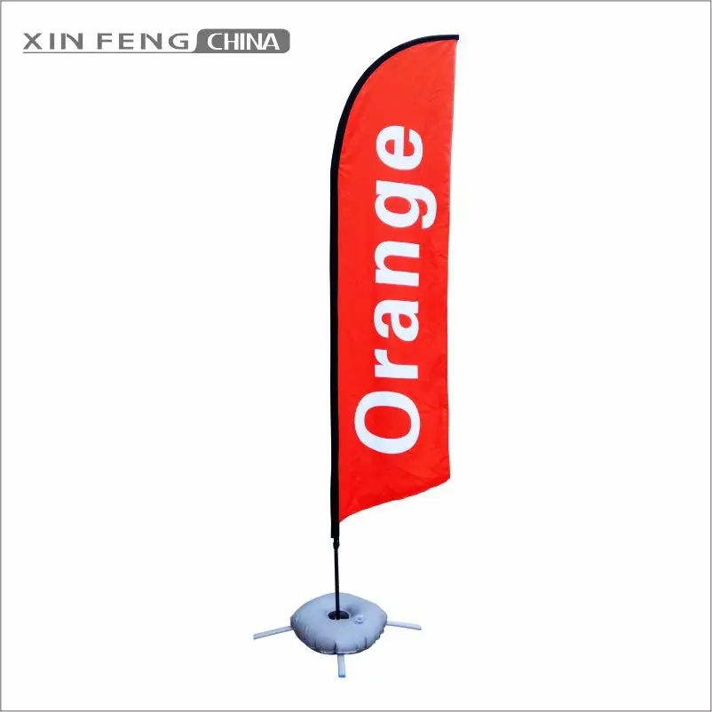 2021 Hot Sales Professional Custom Inkjet Printing Outdoor Advertising Teardrop Beach Flags