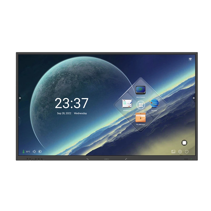 65 inch Multimedia All In One PC I5/I7 8G Ram Panel 65 Inch Interactive Whiteboard Interactive Flat Panel For Educational
