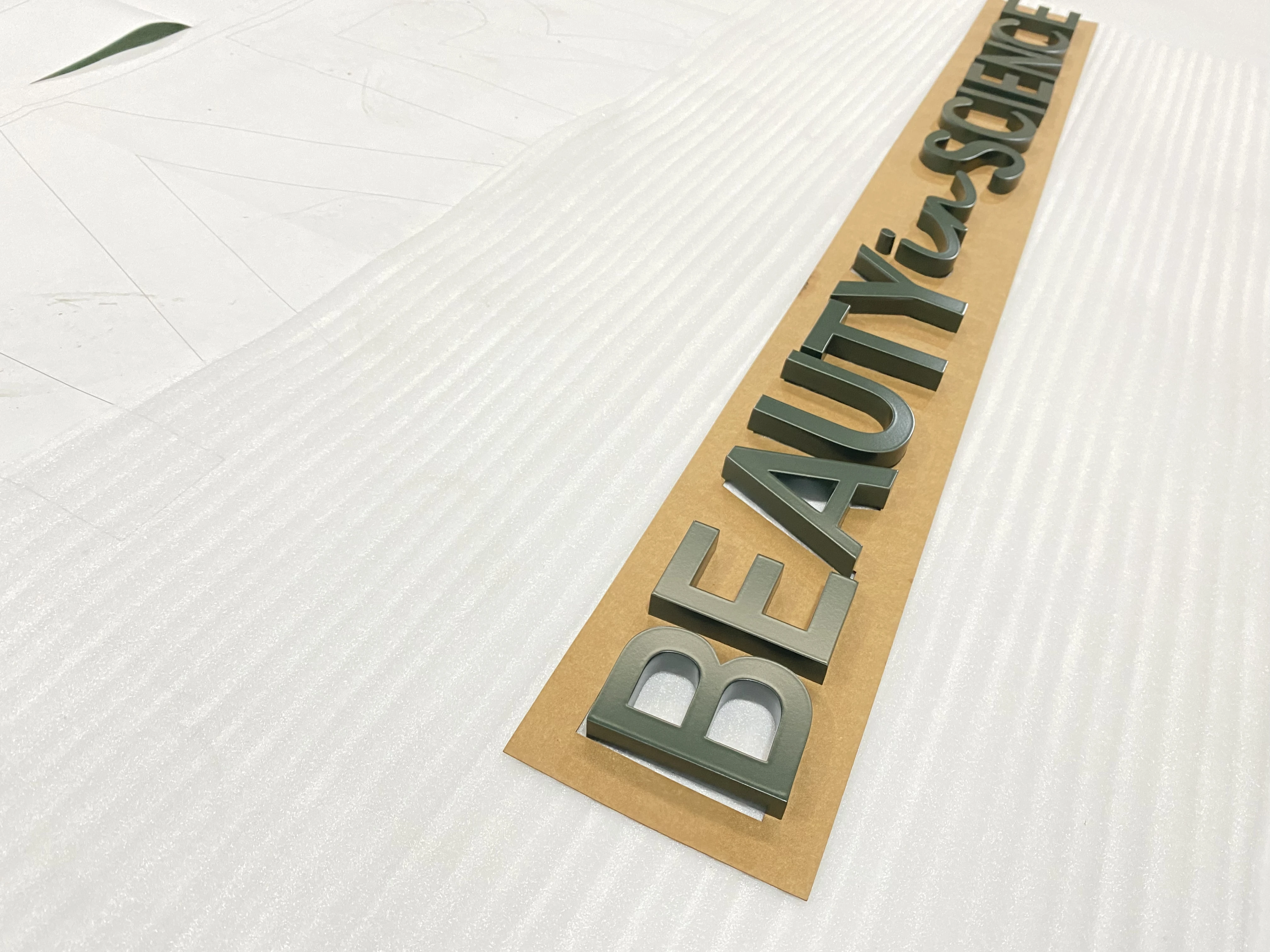 Customized 3D Logo Wall Sign Business Advertising Light Box for Brand Shop Company Restaurant Stainless Steel Metal 3D Logo Sign