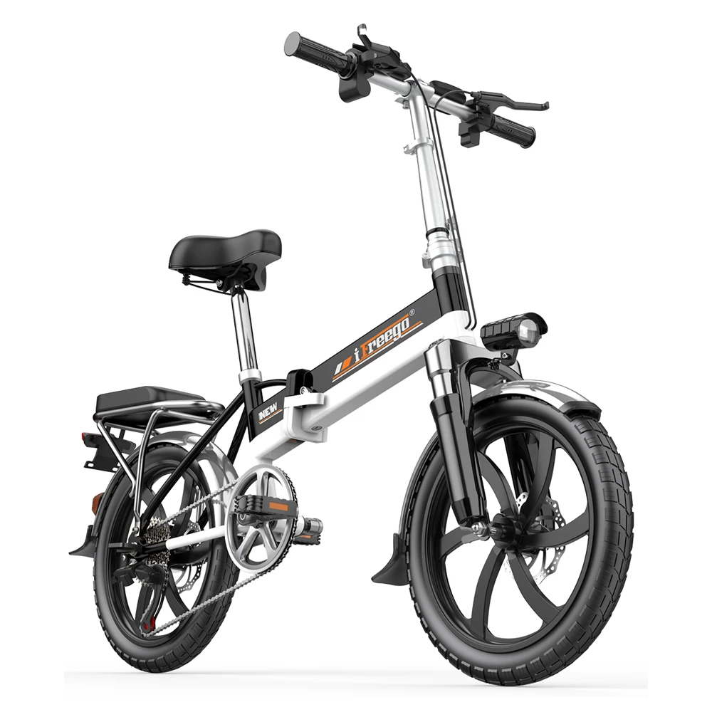  Freego EB-20 20-дюймовый фара для электровелосипеда в 2020 мини портативный складной электровелосипед 280 Вт электрического
