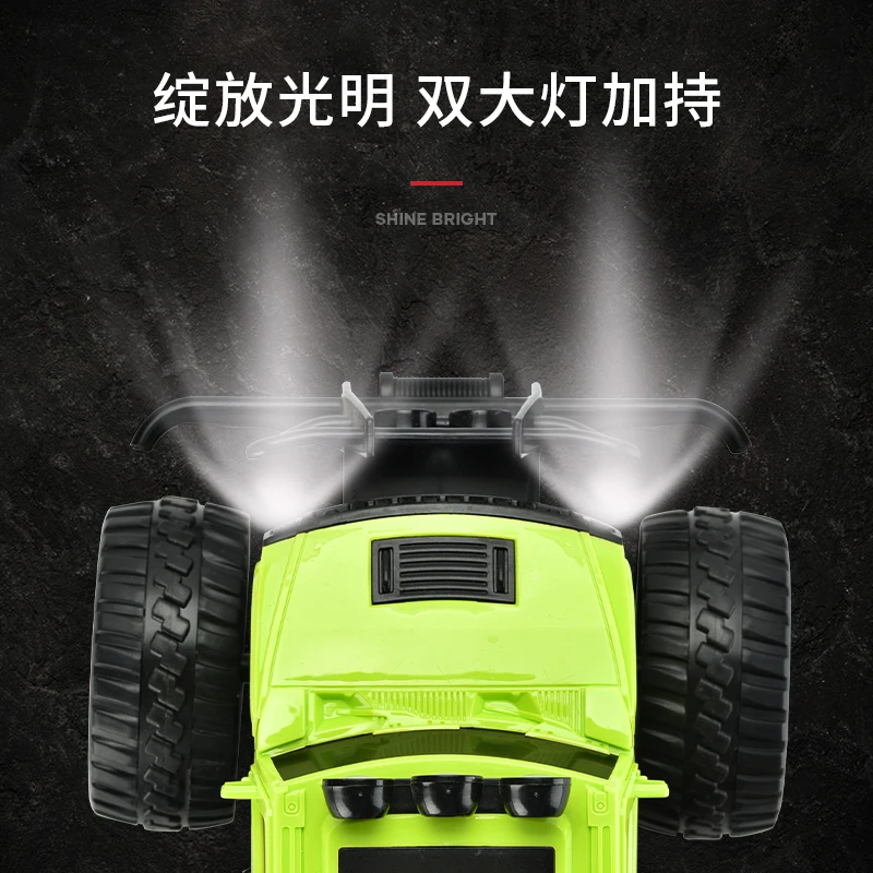 Four way off-road vehicle with front light high-speed competitive electric remote control toy carh
