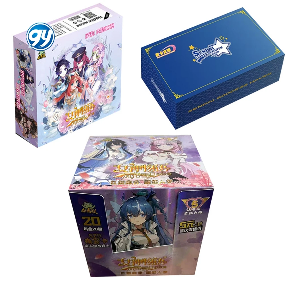 Japanese Wholesale Game Thickened TR 3D Goddess Story Anime Collection Cards