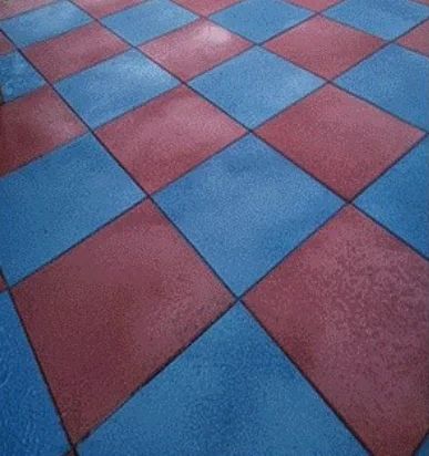 Hot Sale EPDM Rubber Flooring Granules Customizable Size SBR Sport Mat Tiles for Gym and Playground Rubber Tiles