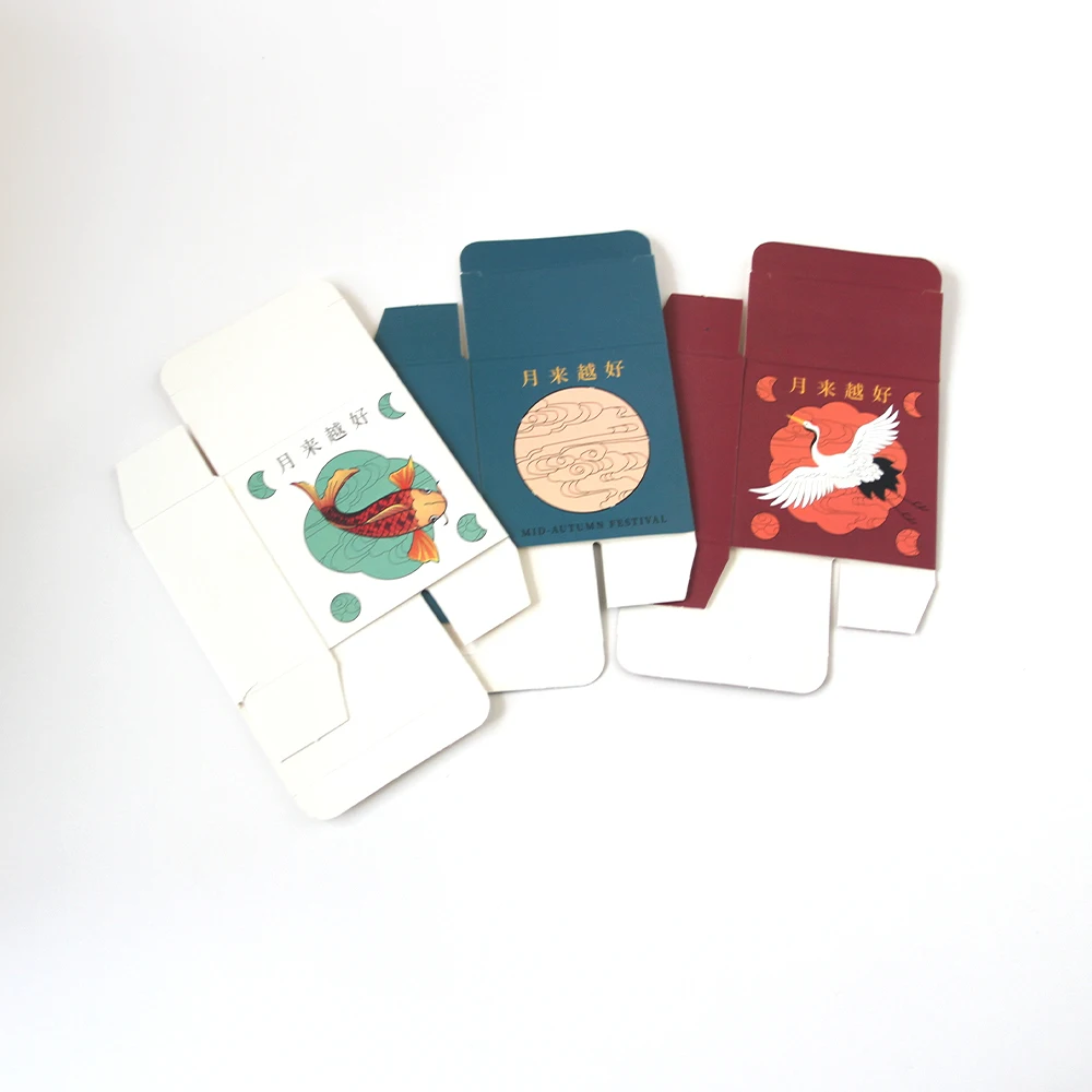 Folding paperboard recycling kraft paper letter small decorative paperboard packaging flip-top carton paperboard cigarette case