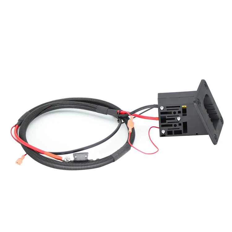 36V Powerwise Charger Receptacle Fit for EZGO Golf Cart Medalist & TXT DCS/PDS Item with Harness 73345G01/73051-G29+73063-G01