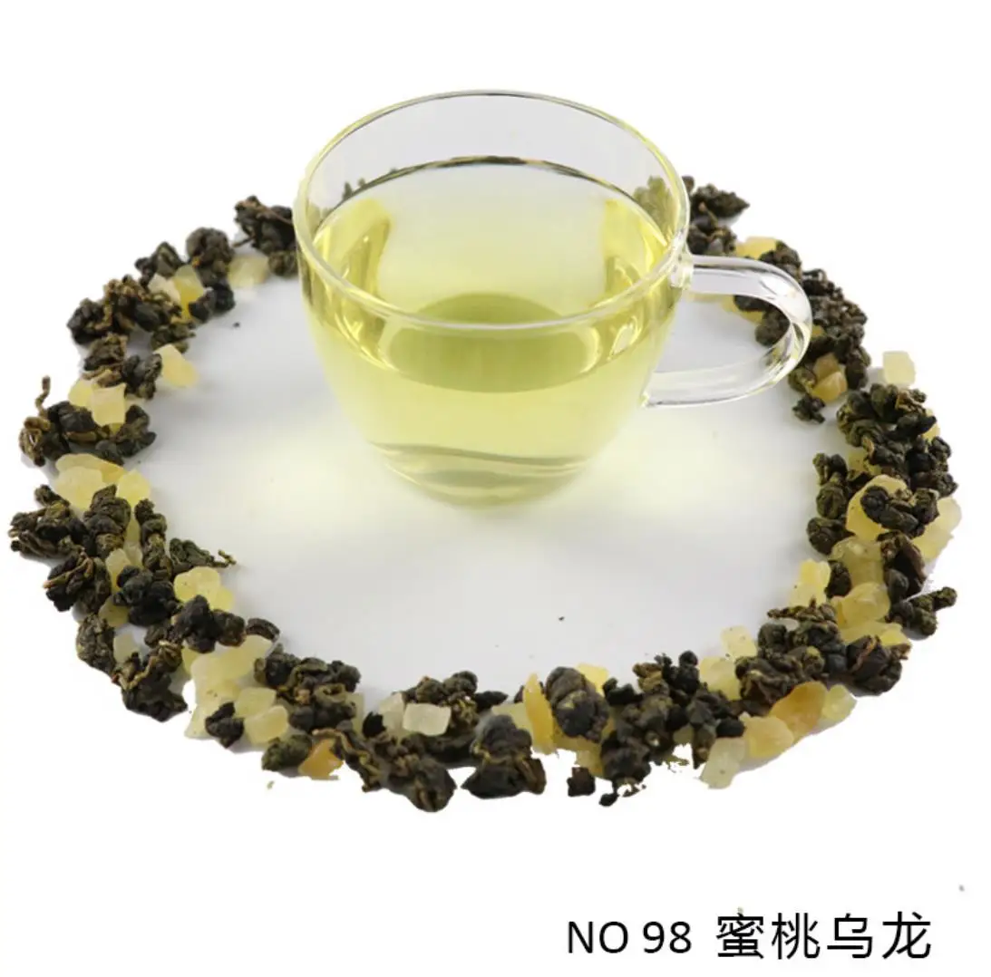 Лидер продаж чай для похудения oolong detox смешанные фрукты персика оптовая продажа