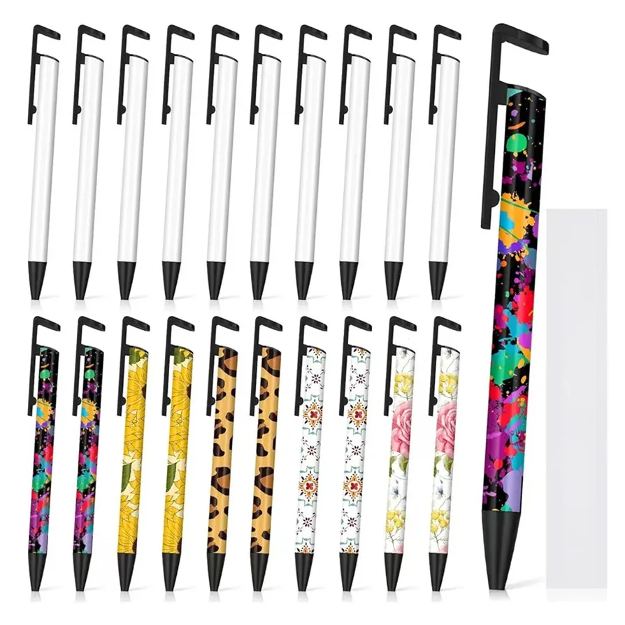 Customized Heat Press Printing blank white sublimation ball pen
