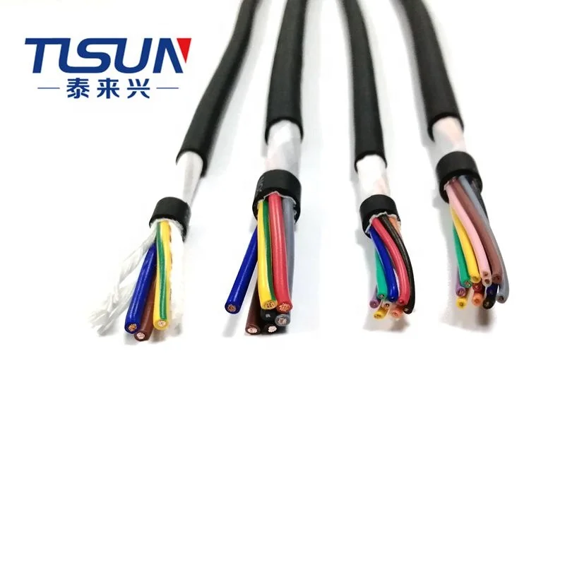 ПВХ оболочка 3G 1, 25 мм2 YY гибкий кабель управления передачей сигнала