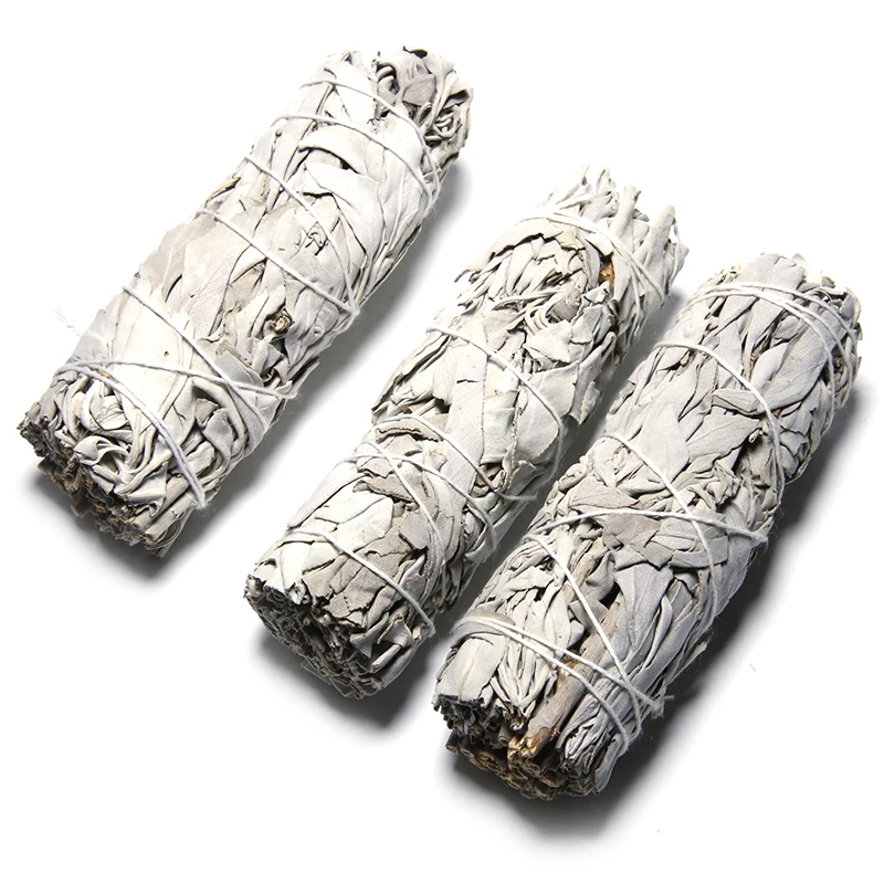 
Californian white sage smudge with flowers sticks incense sage leaves bundles kits wholesale 