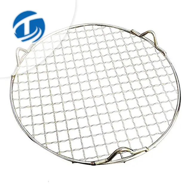 Factory Outlet Portable 304 316 Stainless Steel Round Bbq Grid Wire Mesh