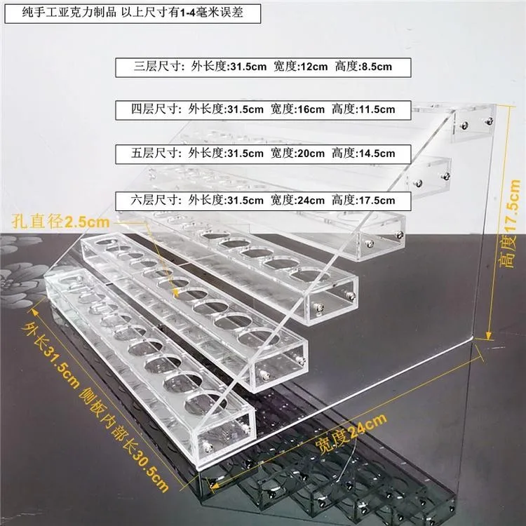 custom clear acrylic display rack colored contact lens display rack