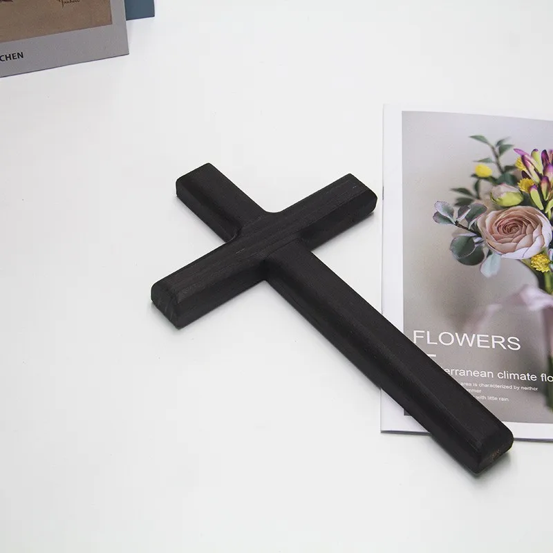 Wall hanging crosses, church ornaments, small wooden crosses, hanging ornaments