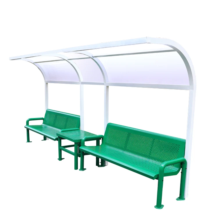 Wholesale Outdoor Aluminium Players Bleachers Rest Benches Seat Chairs Set Awning Multistyled Tennis Court Gymnasium Park Use