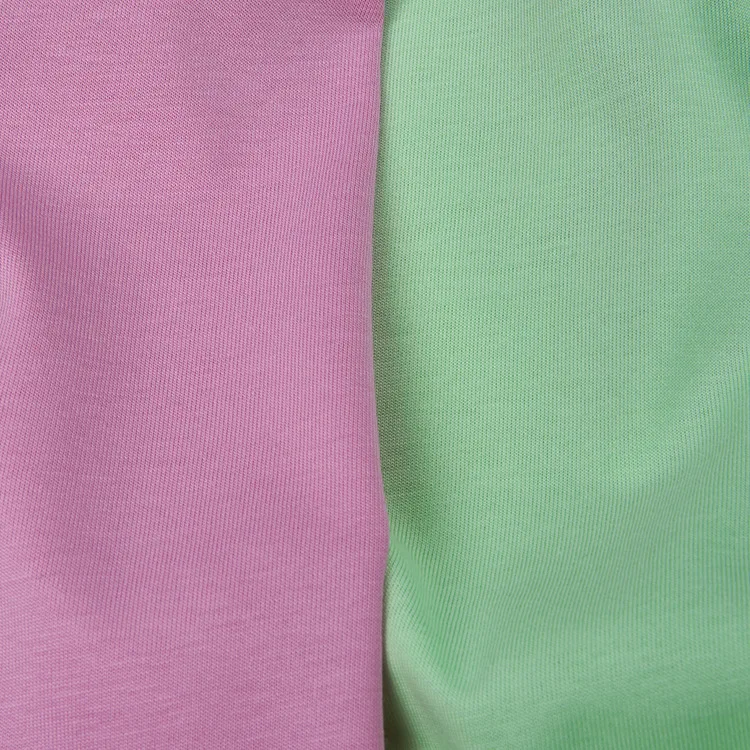 Stock Knitted Single Jerry Printing 95% Viscose 5% Spandex Fabric for Lingerie