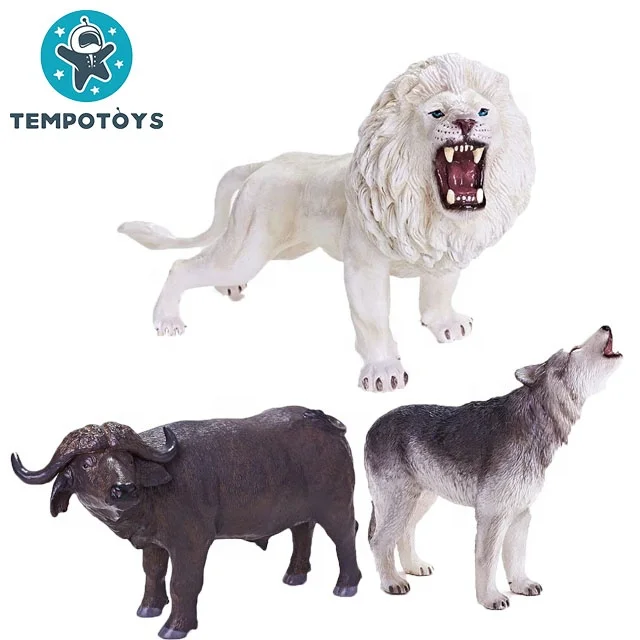2022 Tempo Plastic Rubber Small Evade Glue Animals Zoo Toy Mini Animal For Kid Toy