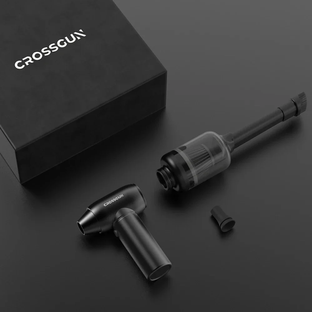 CROSSGUN Mini Jet Fan Small  USB Rechargeable Handheld Industrial Mini Portable Air blower gun for Travel Outdoors Home Office