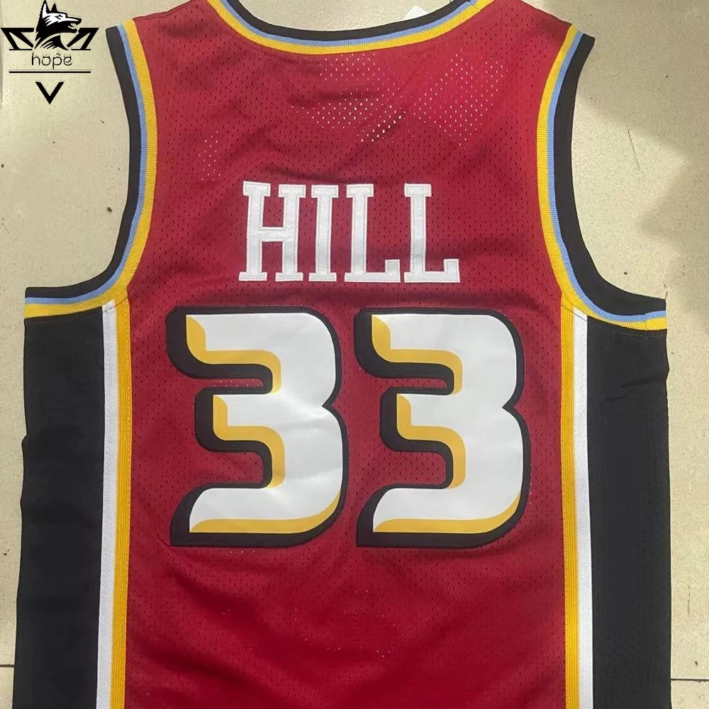 Wholesale USA basketball jerseys Miami HILL best embroidered jerseys basketball men