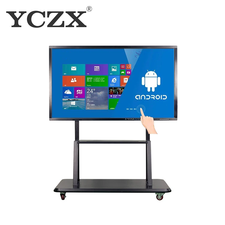 65-Inch 4K Full HD LCD Interactive Smart Board Touch Whiteboard in White Genre Interactive Interactive Boards