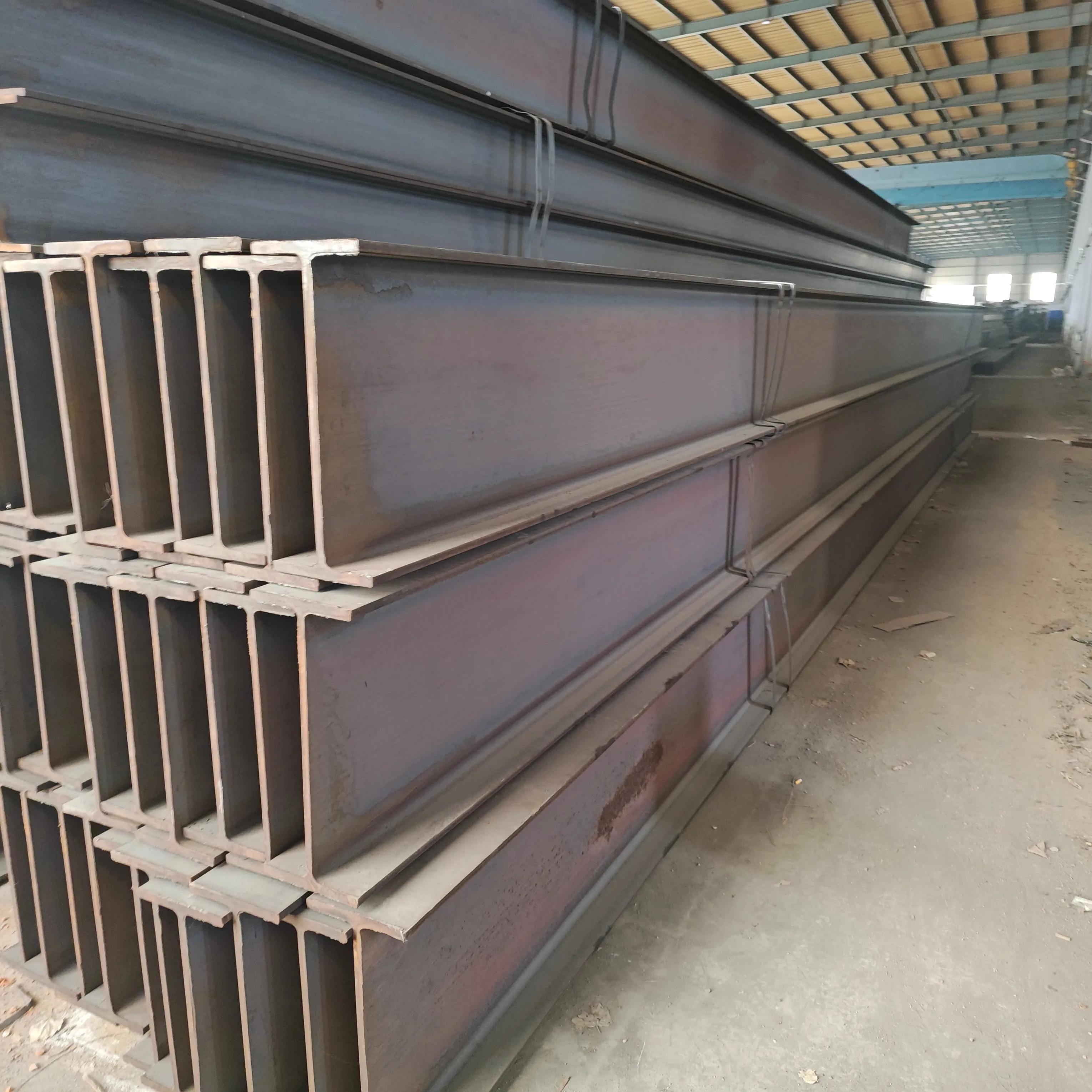Горячекатаный стальной конструкционный материал Q235 Q355b ASTM A36 S235jr S275jr углеродистая сталь H балка