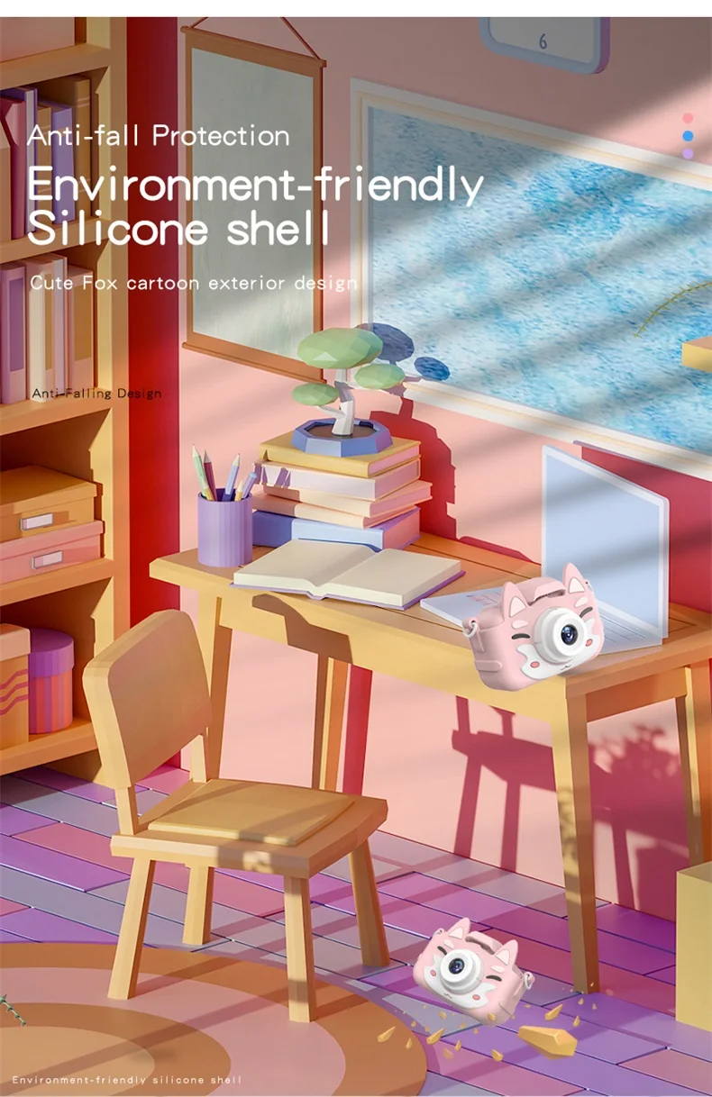 Lower Price HD 1080P Video Camera for Kids Children Selfie Camera Kids Gift Smart Digital Camera Kids Toy.jpg