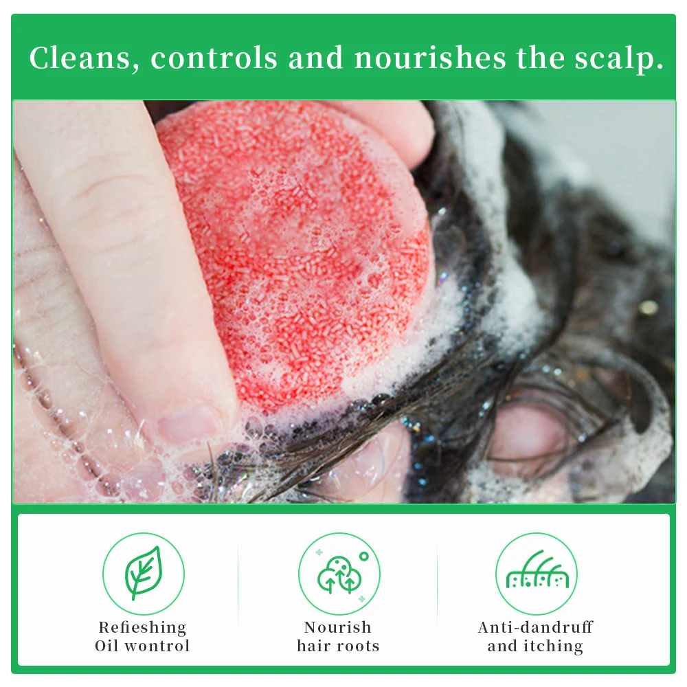 Wholesale Organic Hair Shampoo Soap 100% Vegan Plant Extract Handmade 60g Natural Solid Shampoo Soap