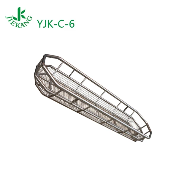Wholesale Portable Stainless Steel Patient Transport Helicopter Rescue Basket Stretcher