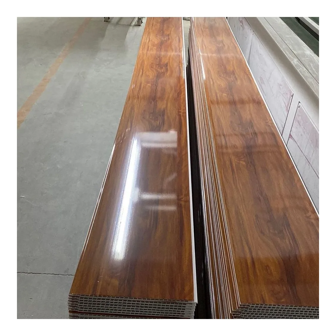 bright pure white false pvc ceiling panel printing high glossy shining pvc ceiling tile gypsum ceiling board