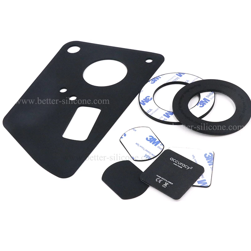 Custom Back Washer Self Adhesive Silicone Rubber Gasket