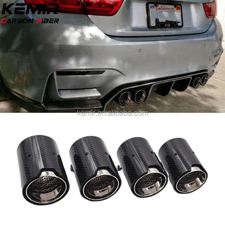 Наконечник Выхлопной Трубы из углеродного волокна MP для BMW M2 M2C F87 M3 F80 M4 F82 F83 M5 F10 M6 F12