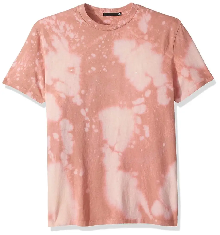 
2019 New Wholesale Mens Polyester Cotton Blend T Shirt Tie Dye Distressed Men T Shirt 