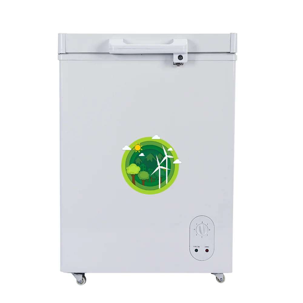 Single Door Temperature Solar Deep Freezer Small Capacity 88