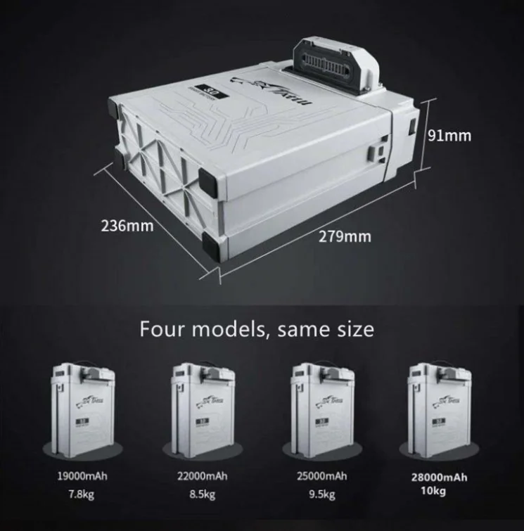 Fast charge TATTU pro 28000mah 58.8V 14S smart battery Intelligent Lipo Battery for agriculture sprayer drone
